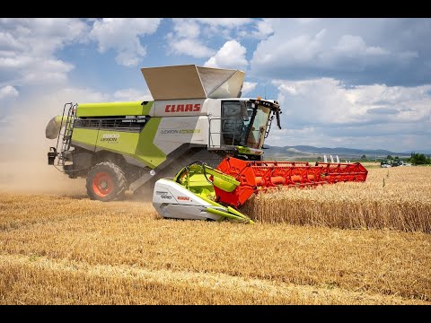 Видео: LEXION Demo Tour 2023: CLAAS LEXION 8800TT в стопанството на ЕТ АГРОПЛОД