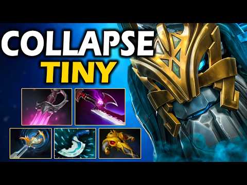 Видео: Коллапс на Оффлайн Тини, показал КРАСОТУ! - Collapse Tiny 7.37 ДОТА 2
