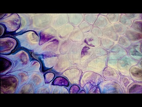 Видео: (590) ПОТРЯСАЮЩИЕ РЕЗУЛЬТАТЫ! Огромные клетки-хамелеоны с перламутровыми красками — Заливка акрил...