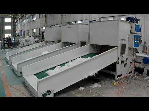 Видео: Линия для производства синтепона LS-3D