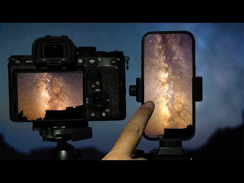 Видео: iPhone 16 против камеры за 5000 долларов для фотосъемки Млечного Пути
