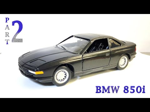 Видео: Restoration BMW 850i / Реставрация масштабной модели автомобиля БМВ 850і ( 2 часть )