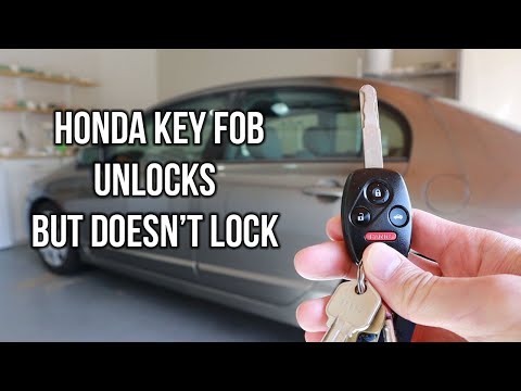 Видео: Брелок Honda не блокирует, но разблокирует. Решение