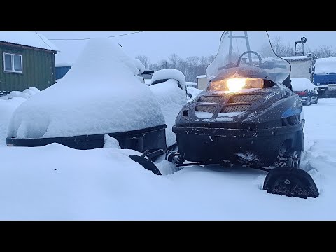 Видео: ЗАПУСК СНЕГОХОДОВ ПОСЛЕ ПРОСТОЯ