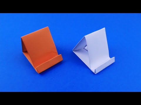 Видео: Как сделать подставку для смартфона из бумаги
