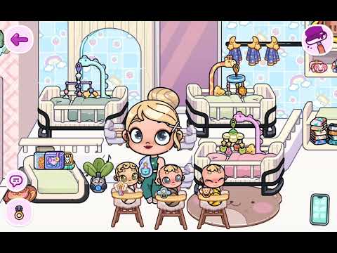 Видео: 24 часа с близнецами и Евой🧸аватар ворлд🍭avatar world🧸