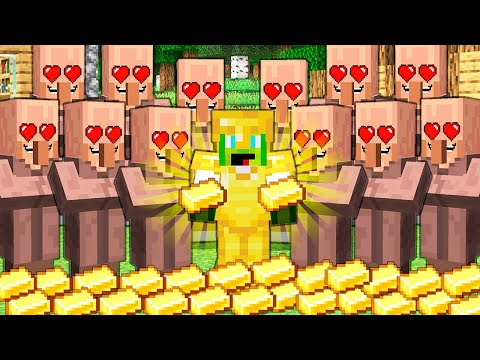 Видео: Я СТАВ ЗОЛОТИМ І ЗАТРОЛИВ СЕЛЯН У МАЙНКРАФТІ