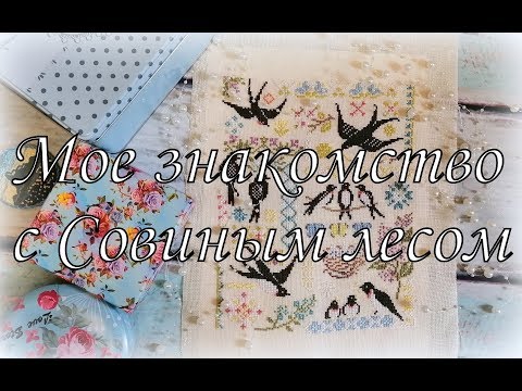 Видео: 96. Апрель в совином лесу. Вышивка. Owl Forest Embroidery