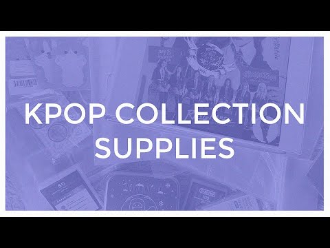 Видео: kpop collection supplies • материалы для коллекционирования и упаковки