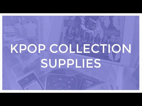 Видео: kpop collection supplies • материалы для коллекционирования и упаковки