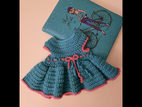 Видео: ☆Платье для мишки крючком☆
