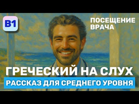 Видео: Греческий на Слух🎧. Рассказ среднего Уровня (В1). Посещение врача.