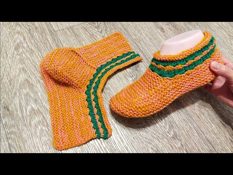 Видео: Ещё раз убедилась,что это лучший и быстрый способ вязания следков СПИЦАМИ 💥