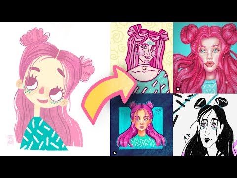 Видео: вы рисуете круче | #Drawthisinyourstyle challenge
