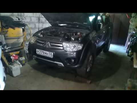 Видео: Mitsubishi Pajero Sport 2.5 2013 звук работы двигателя
