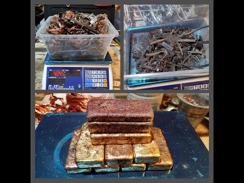 Видео: Massive melting of copper wires. Melting copper - Массивная плавка медных проводов. Плавим медь