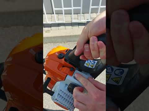 Видео: Первый запуск бензопилы STIHL MS180 C-BE, оригинал.