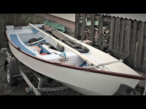 Видео: "Яхта" в гараже часть 8 Финал. Спуск на воду. (Argie 15 dinghy build part The end:)