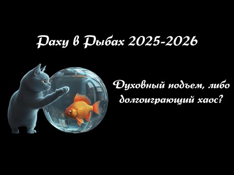 Видео: Раху в Рыбах и Кету в Деве 2025 - 2026. Что нас ожидает - духовный подъём, либо долгоиграющий хаос?