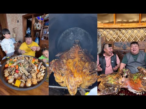 Видео: Главный деликатес монгольского народа - жареный целиком ягненок! Энке! Коллекция 36 #кемпинг