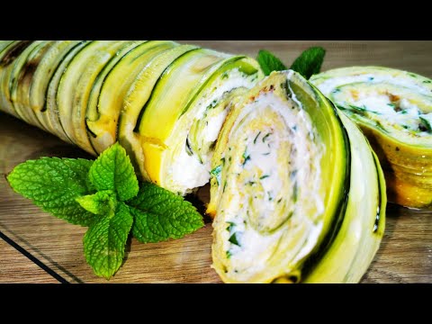 Видео: Свежо Руло от Тиквички Лесна рецепта