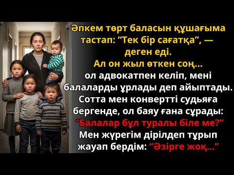 Видео: Он жылдан кейін әпкем адвокатпен келіп, балаларды ұрлады деп айыптады | Жаңа әңгіме