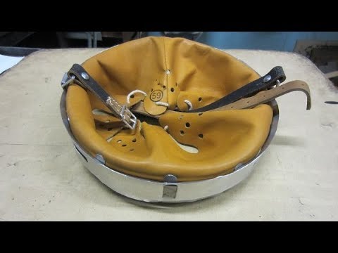 Видео: Изготовление алюминиевого обода для. нем. касок и сборка подшлемника.Александр(реставратор).Видео№63