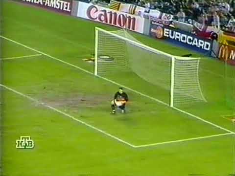 Видео: ЛЧ 1999-00 1гр этап Группа B 3 тур  Барселона Арсенал  обзор НТВ