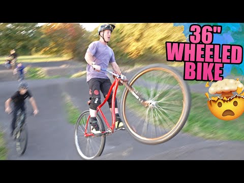 Видео: 36-ДЮЙМОВЫЙ ВЕЛОСИПЕД - САМЫЙ БОЛЬШОЙ ВЕЛОСИПЕД В МИРЕ, КОТОРЫЙ МОЖНО ИЗМЕЛЬЧИТЬ?