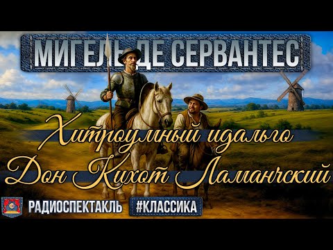 Видео: Радиоспектакль ХИТРОУМНЫЙ ИДАЛЬГО ДОН КИХОТ ЛАМАНЧСКИЙ Мигель де Сервантес (Тараторкин, Филиппов)