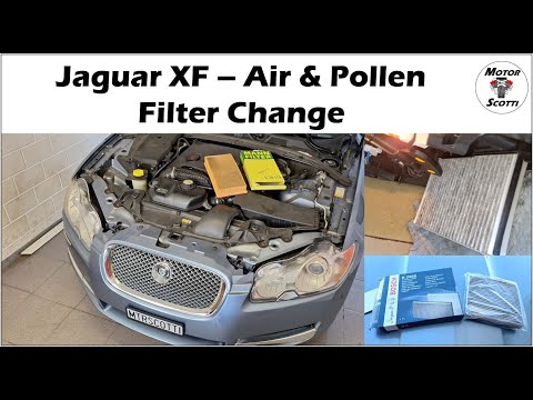 Видео: Jaguar XF S — Эпизод 3 — Замена воздушного и пыльцевого фильтра