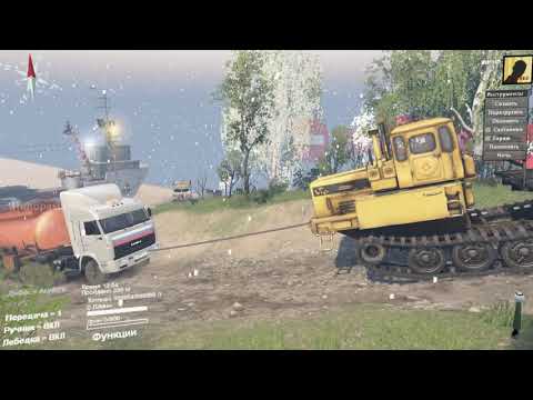 Видео: SpinTires Карта Две деревни Поселок # 8