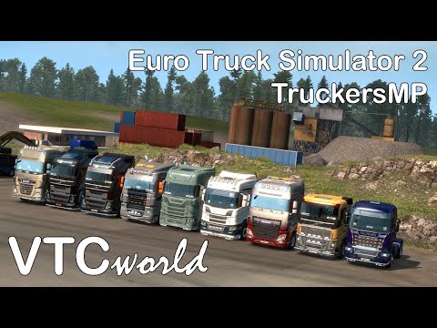 Видео: ETS2 - TruckerMP (VTCworld) - Покатушки GG COMPANY - Розыгрыш DLC