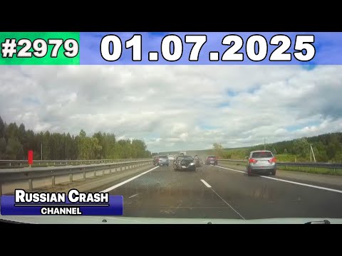 Видео: ДТП. Подборка на видеорегистратор за 01.07.2025 Июль 2025