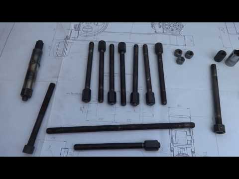 Видео: Как сделать  самодельные шпильки крепления ГБЦ 21083 вместо заводских болтов .