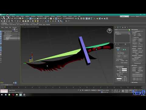 Видео: 3Ds Max. Основы работы над моделями Скайрима. Часть 1 - оружие.