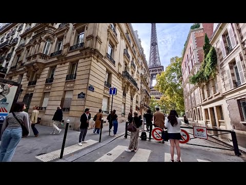 Видео: Самая красивая столица мира • Велопрогулка по Парижу, Франция • 4K