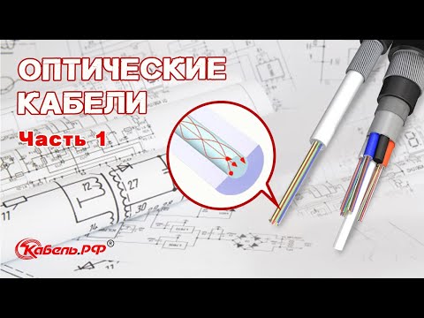 Видео: Оптические кабели. Конструкция кабелей. 1 часть