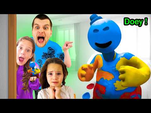 Видео: ПРЕДУПРЕЖДЕНИЕ: НЕ ЛЕПИТЕ ДОИ ИЗ ПЛЕЙ-ДО ПО MOTИВАМ POPPY PLAYTIME 4!