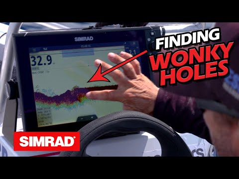 Видео: Поиск кривых отверстий на эхолоте — Simrad