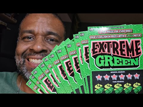 Видео: СКРЕЖУЩИЕ БИЛЕТЫ ЛОТЕРЕИ EXTREME GREEN PA НА 150 ДОЛЛАРОВ! #скретчеры #лотерея