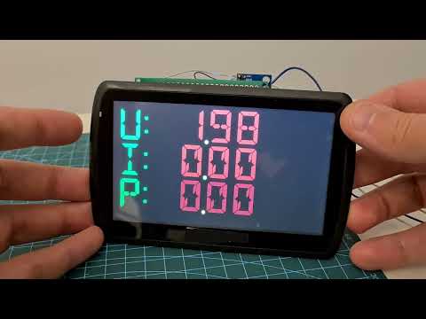 Видео: Вольтамперметр с большим "Бесплатным" экраном 5 дюймов.