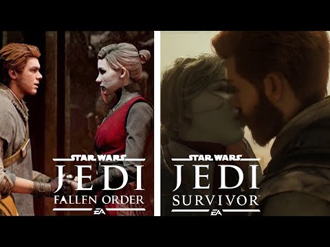 Видео: История любви Меррин и Кэла - Star Wars Jedi