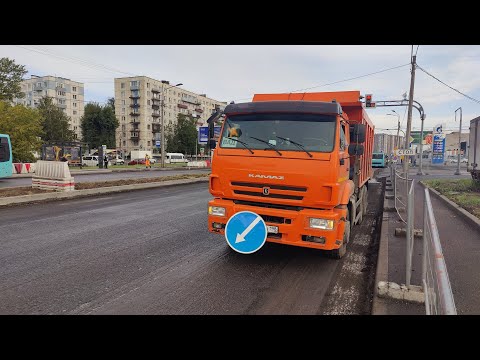 Видео: Выгрузка КАМАЗа 6520 )