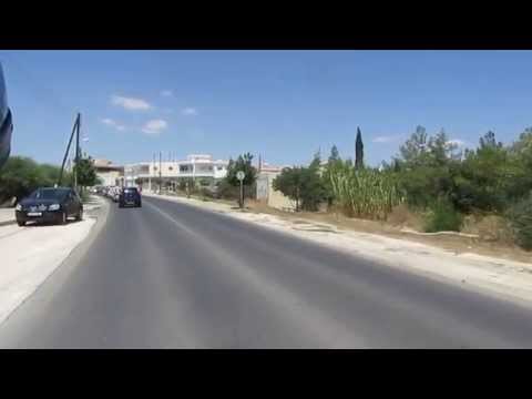 Видео: Дорога из Amore Hotel (Protaras/Paralimni) в супермаркет Lidl