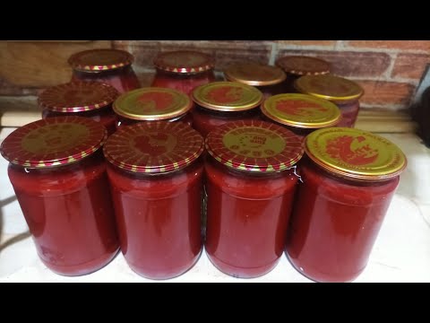 Видео: #Տոմատ/համեղ,վառ գույնով տնական լոլիկի մածուկ/домашняя томатная паста.#томат.