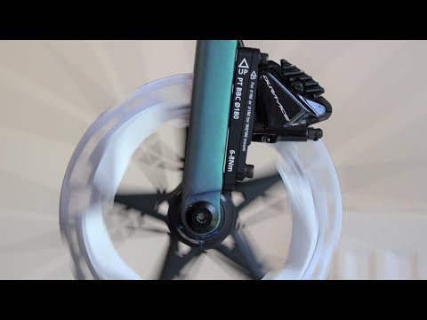 Видео: Переделка дискового тормоза 180 мм на шоссейные велосипеды