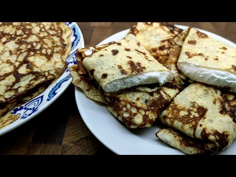 Видео: Тонкие блинчики для диабетиков существуют! Всего три ингредиента, практически без углеводов