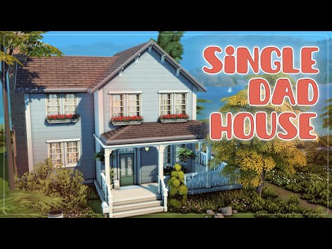 Видео: Дом отца-одиночки👨‍👦│Строительство│Single Dad House│SpeedBuild│NO CC [The Sims 4 High School Years]