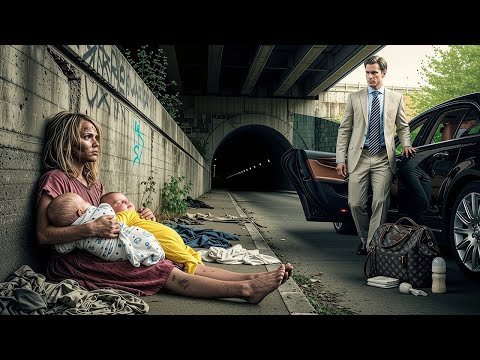 Видео: Миллионер нашёл бездомную мать с детьми под мостом… Его поступок тронул всех!